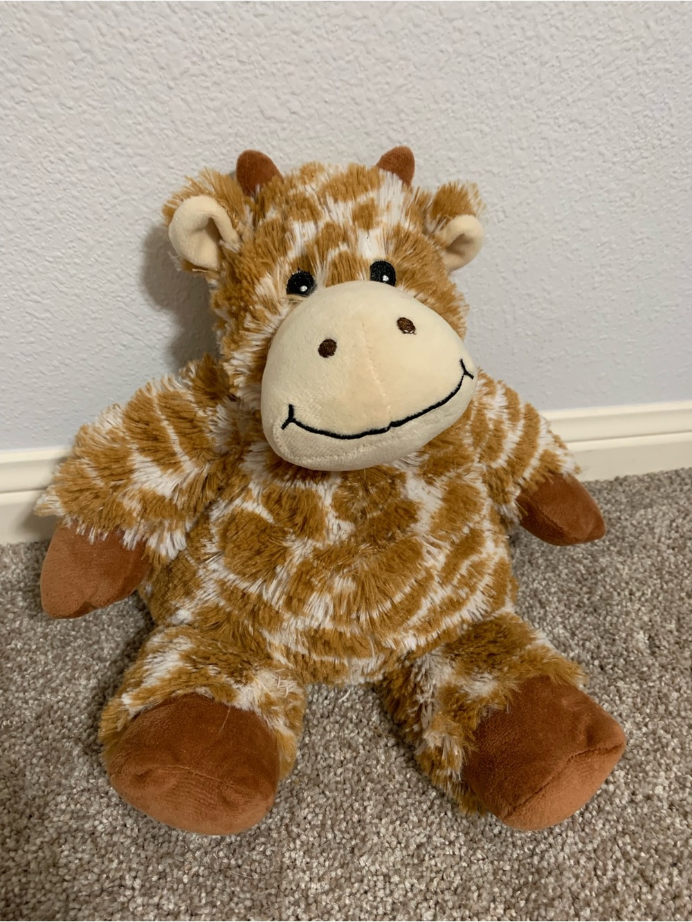 Warmies Microwaveable Large 13” Giraffe Plush Soft Flaxseed Lavender Scented